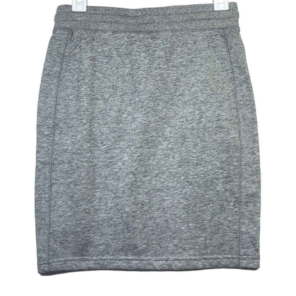 Zyia Take Me Everywhere Gray Casual Activewear Cotton Blend Skirt NWT Womens XS